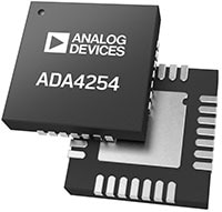 Analog Devices' ADA4254 Programmable Gain Instrumentation Amplifier (PGIA) Image de l'amplificateur de mesure à gain programmable ADA4254 d'Analog Devices
