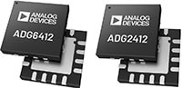 Analog Devices' ADG6412/ADG2412 Switches Bild der Schalter ADG6412/ADG2412 von Analog Devices