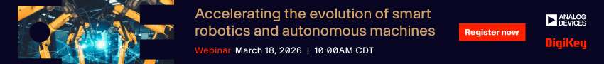 Analog Devices Accelerating Evolution Smart Robotics Webinar Image of Analog Devices Accelerating Evolution Smart Robotics Webinar