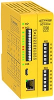 Banner Engineering's SC10 Series Safety Controller/Relay Hybrid Imagen del controlador de seguridad/relé híbrido de la serie SC10 de Banner Engineering