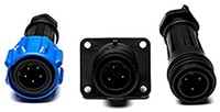 Bulgin's 900 Series Buccaneer Circular Connectors Immagine dei connettori circolari Buccaneer serie 900 di Bulgin