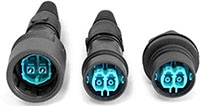 Bulgin's Circular Fiber Connectors Image of Bulgin's Circular Fiber Connectors