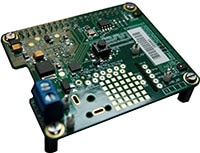 CML Micro's EV6550DHAT Raspberry Pi HAT for CMX655D Low Power Voice Codec Image du Raspberry Pi HAT EV6550DHAT de CML Micro pour le codec vocal basse consommation CMX655D