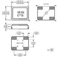CTS' 425 SMT Quartz Crystals Block Diagram Image of CTS' 425 SMT Quartz Crystals Block Diagram
