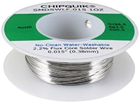 Chip Quik's 1 2 and 4 oz solder wire Image du fil à souder 1, 2 et 4 oz de Chip Quik