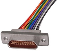 Cinch Dura-Con™ Space Screened Micro-D Plugs and Sockets Cinch Dura-Con™ 太空規格 Micro-D 插頭和插槽的圖片