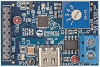 Infineon's EZ-PD™ Barrel Connector Replacement (BCR) USB-C Controller Image of Infineon EZ-PD™ Barrel Connector Replacement (BCR) USB-C Controller