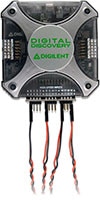 Digilent's Digital Discovery™ with High-Speed Adapter Bundle Image de Digital Discovery™ de Digilent avec offre groupée d'adaptateurs haute vitesse