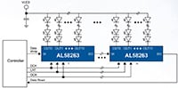 Diodes AL58263 16-channel LED Driver Image of Diodes AL58263 16-channel LED Driver