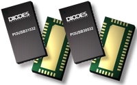 Diodes' PI3USB30532 / PI3USB31532 USB 3.1 Gen1/Gen2 Crossbar Switches Image of Diodes Inc. PI3USB30532 / PI3USB31532 USB 3.1 Gen1/Gen2 Crossbar Switches