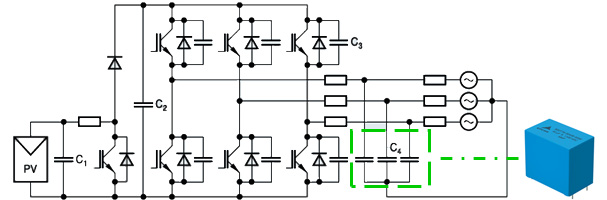 TDK Corporation/EPCOS, Inc.'s B3279X Series Capacitors Block Diagram Image of TDK Corporation/EPCOS, Inc.'s B3279X Series Capacitors Block Diagram