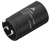 EPCOS/TDK B43657* Series Aluminum Electrolytic Capacitors Abbildung: Aluminium-Elektrolytkondensatoren der Serie B43657* von EPCOS/TDK