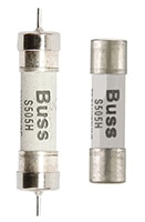 Eaton High-Voltage Time-Delay Ceramic Fuses – S505H/S505H-V Series Image des fusibles temporisés en céramique haute tension d'Eaton – Série S505H/S505H-V