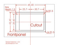 EA Display Visions EA uniTFTs020-ATC 2” Intelligent IPS TFT Display Module with Capacitive Touch Dimensions Image of EA Display Visions 2” Intelligent IPS TFT Display Module with Capacitive Touch Dimensions