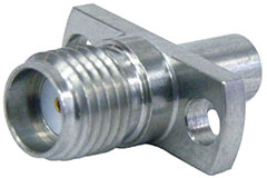 Image of Fairview Microwave SM8843 SMA Female to SMP Male Full-Detent Flange Adapter