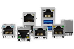 Magnetic Modular Jacks Image of GCT Magnetic Modular Jacks