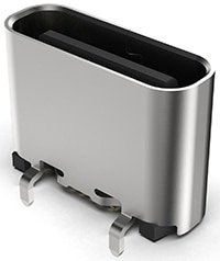 GCT's USB4120 Cost-Effective USB Type C Vertical Receptacle Image of GCT's USB4120 Cost-Effective USB Type C Vertical Receptacle