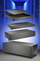 Hammond Manufacturing's RM Series Aluminum Rack Cases Hammond Manufacturing 的 RM 系列鋁製機架外殼的圖片