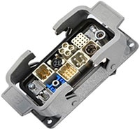 HARTING's Han-Modular® Domino Modular Connectors Image of HARTING's Han-Modular® Domino Modular Connectors
