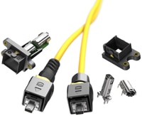 HARTING Mini PushPull T1 Industrial Image du connecteur industriel Mini PushPull T1 de HARTING