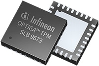 Infineon's OPTIGA™ TPM SLB 9673 Abbildung: OPTIGA™ TPM SLB 9673 von Infineon