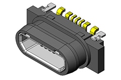 JAE Electronics' DX4 Waterproof USB Connector Image du connecteur USB étanche DX4 de JAE Electronics