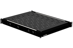 Heavy-Duty 24" Depth Rack-Mountable Sliding Shelves Image of Kendall Howard Heavy-Duty 24" Depth Rack-Mountable Sliding Shelves