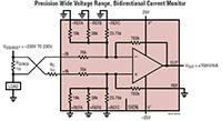 Analog Devices' LT6376 ±230 V Common Mode Voltage G = 10 Difference Amplifier Image of Analog Devices' LT6376 - ±230 V Common Mode Voltage G = 10 Difference Amplifier