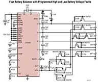 Analog Devices' Four Battery Balancer Image of Analog Devices' Four Battery Balancer