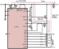 Analog Devices LTC3351 Schematic Image of Analog Devices' LTC3351 Schematic