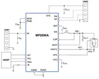 MPS' MP2696A Switching Charger Immagine del caricatore a commutazione MP2696A di MPS