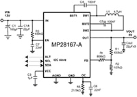 Monolithic Power Systems Inc. MP28167-A Buck-Boost Converter Image of Monolithic Power Systems Inc. MP28167-A Buck-Boost Converter