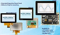 Matrix Orbital's G Series TFT Displays Image of Matrix Orbital's G Series TFT Displays
