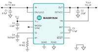 Analog Devices' Himalaya uSLIC™ Typical Application Circuit Image of Analog Devices' Himalaya uSLIC™ Typical Application Circuit