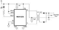 Analog Devices' MAX13253 is a 1 A Push-Pull Transformer Driver Analog Devices 的 MAX13253 1 A 推挽式变压器驱动器图片