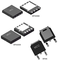 Micro Commercial Co's MCUxxN06YHE3-TP 60 V N-Channel Power MOSFETs Image of Micro Commercial Co's MCUxxN06YHE3-TP 60 V N-Channel Power MOSFETs