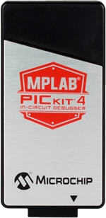 Microchip's MPLAB® PICkit™ 4 Debugger Programmer Image of Microchip's MPLAB® PICkit™ 4 Debugger Programmer