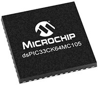 Microchip Technology's dsPIC33CK64MC10x Digital Signal Processor Family Image de la gamme de processeurs de signaux numériques dsPIC33CK256MC10x de Microchip Technology