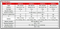 Specification Chart Image of Specification Chart