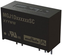 Murata's MGJ1 Series Thru-Hole DC/DC Converters Image des convertisseurs CC/CC traversants série MGJ1 de Murata