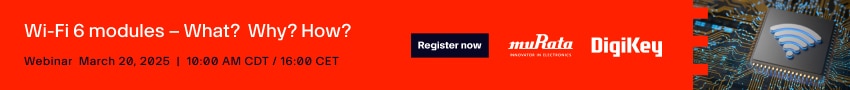 Murata Webinar Banner Immagine del banner del webinar di Murata