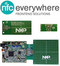 NXP's PN5180 High-Power NFC Frontend IC Solution Immagine della soluzione front-end NFC in CI ad alta potenza PN5180 di NXP