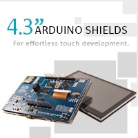 Newhaven Display's Arduino Shields Image of Newhaven Arduino Shields