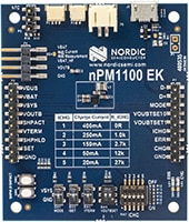 Nordic's nPM1100 Evaluation Kit Image of Nordic's nPM1100 Evaluation Kit