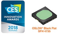 ams OSRAM's SFH 4735 Broadband Infrared LED Image of ams OSRAM's SFH 4735 Broadband Infrared LED