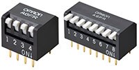 Omron's A6FR Piano DIP Switches