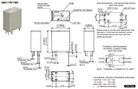 Omron's G8G-17R Diagram Abbildung: G8G-17R von Omron - Diagramm