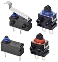 Omron Sealed Snap-Action Switches Image des interrupteurs à action instantanée étanches d'Omron