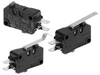 Omron Unsealed Snap-Action Switches Image of Omron Unsealed Snap-Action Switches