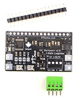 PTSolns I²C Backpack for 1602 and 2004 LCDs Abbildung: I²C-Backpack-Platine von PTSolns für 1602- und 2004-LCD